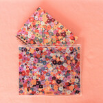 Sobre Pvc Paprika Flora 26X23 Con Cierre Zip